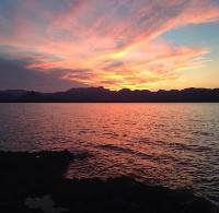 Atardecer en Es Barcarés